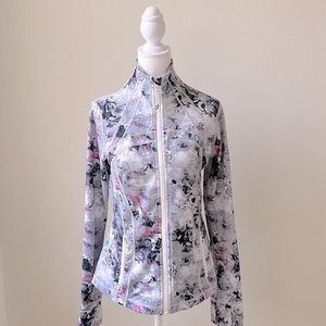 Lululemon Define Jacket Moody Mirage White Deep Navy Sz 8, Unique! EUC!